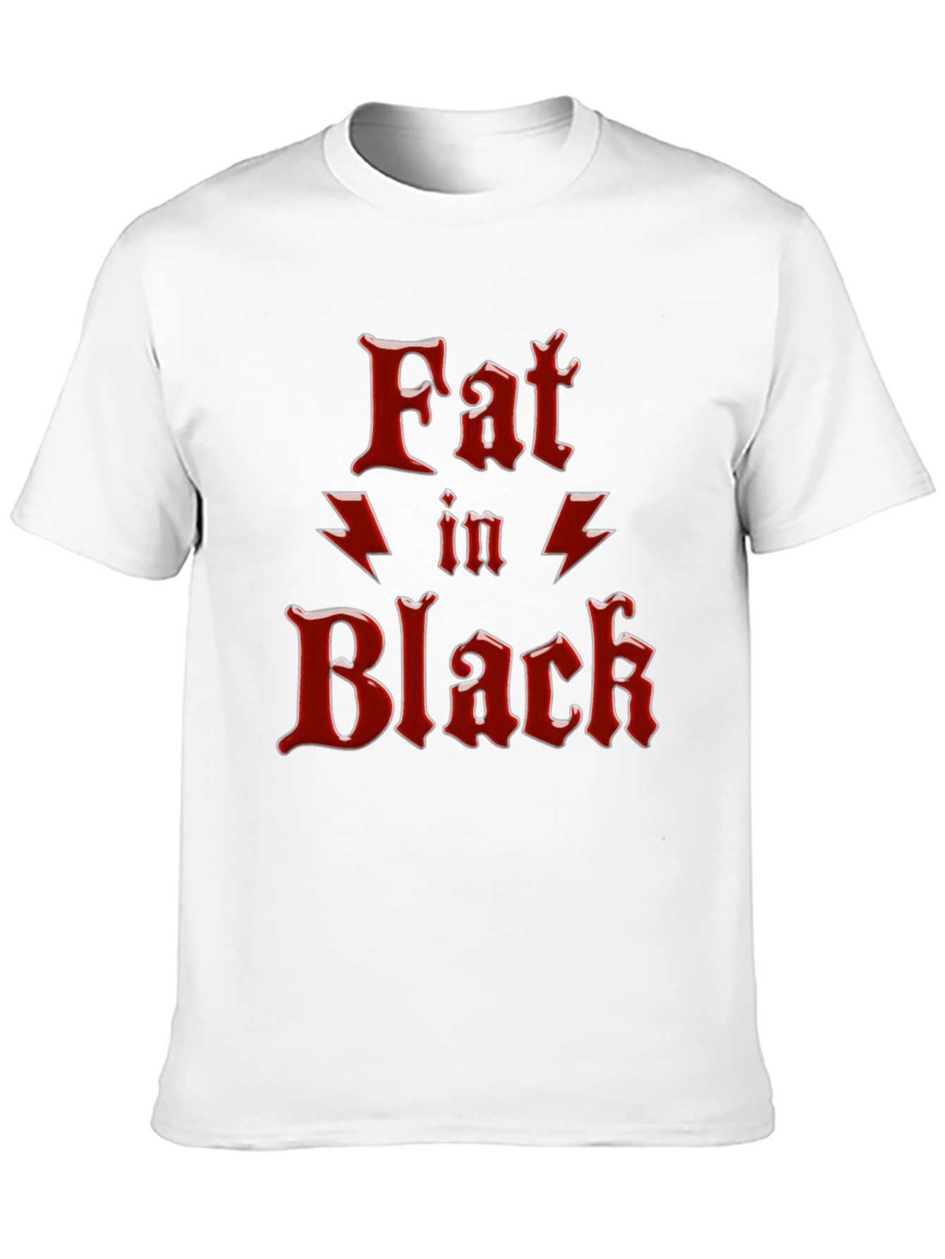 Fat In Black Graphic T-Shirt