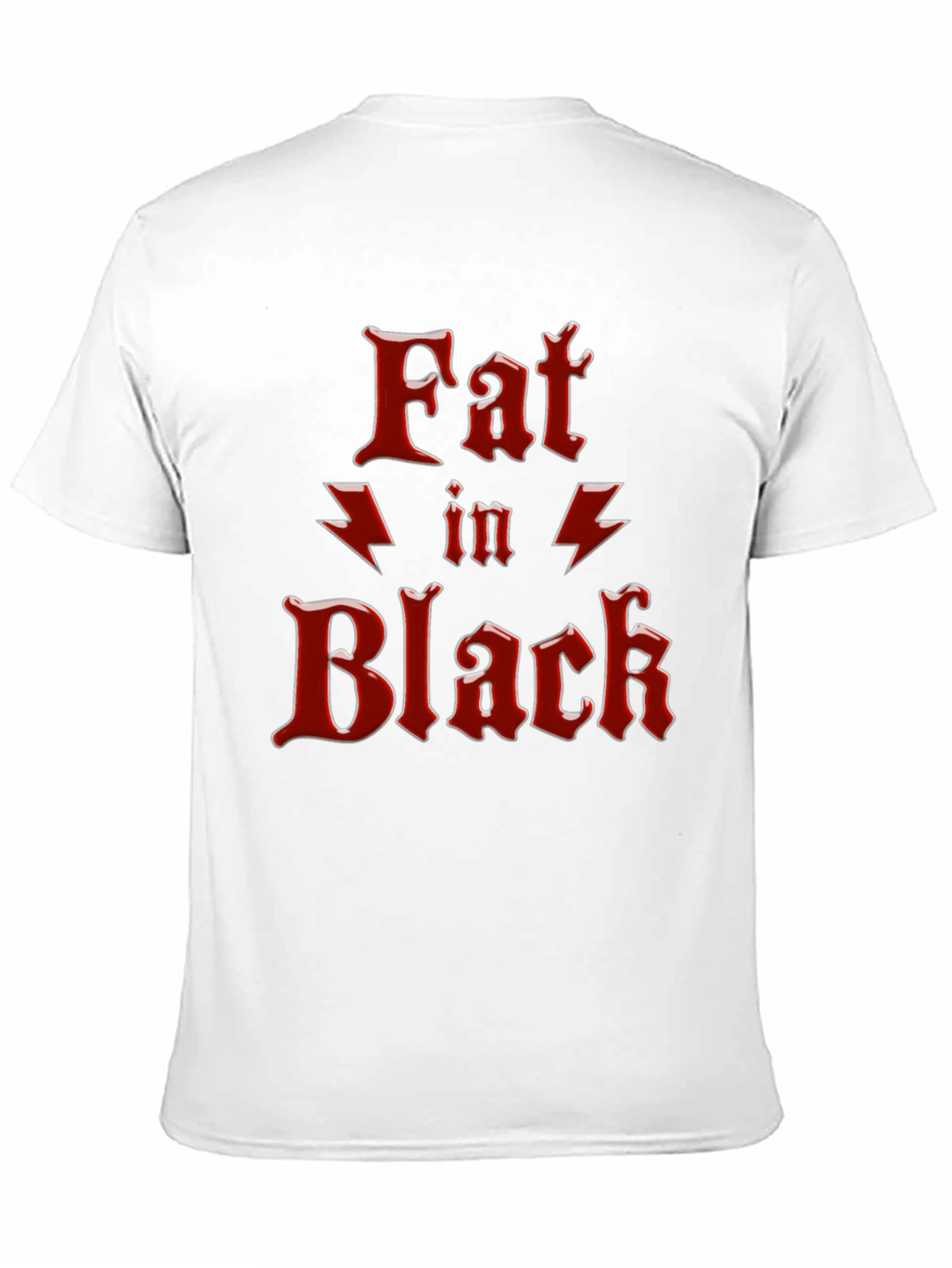 Fat In Black Graphic T-Shirt