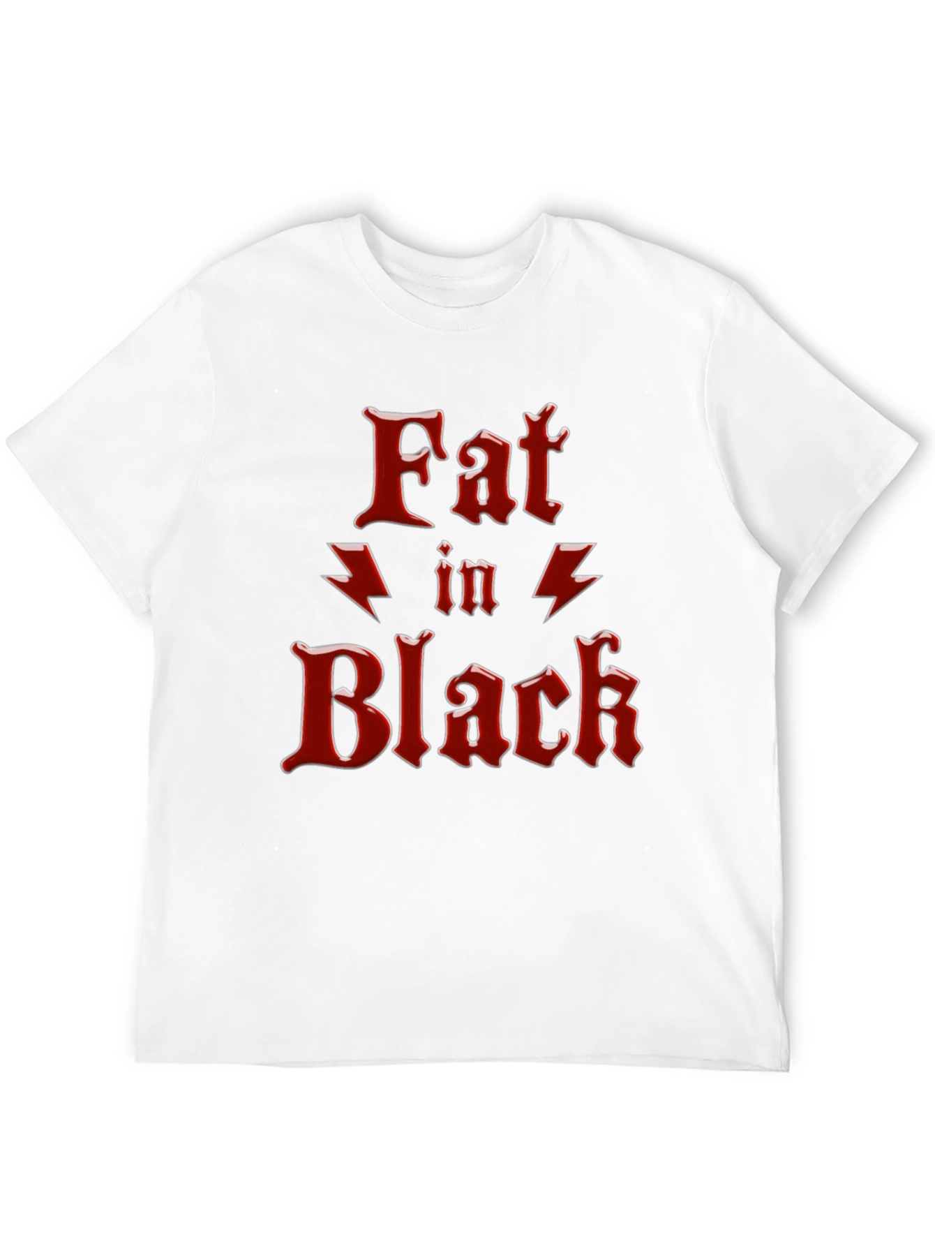 Fat In Black Graphic T-Shirt
