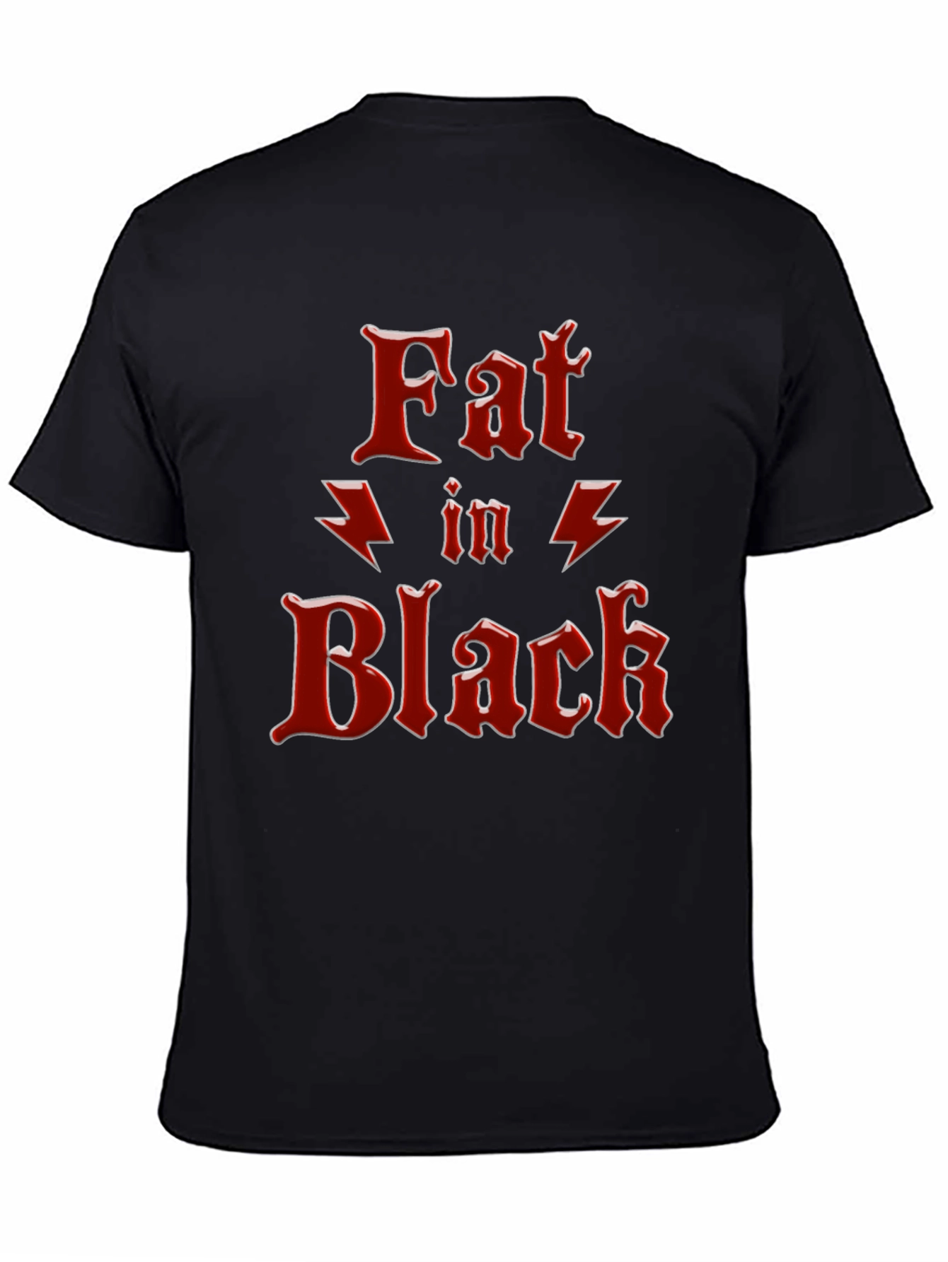 Fat In Black Graphic T-Shirt
