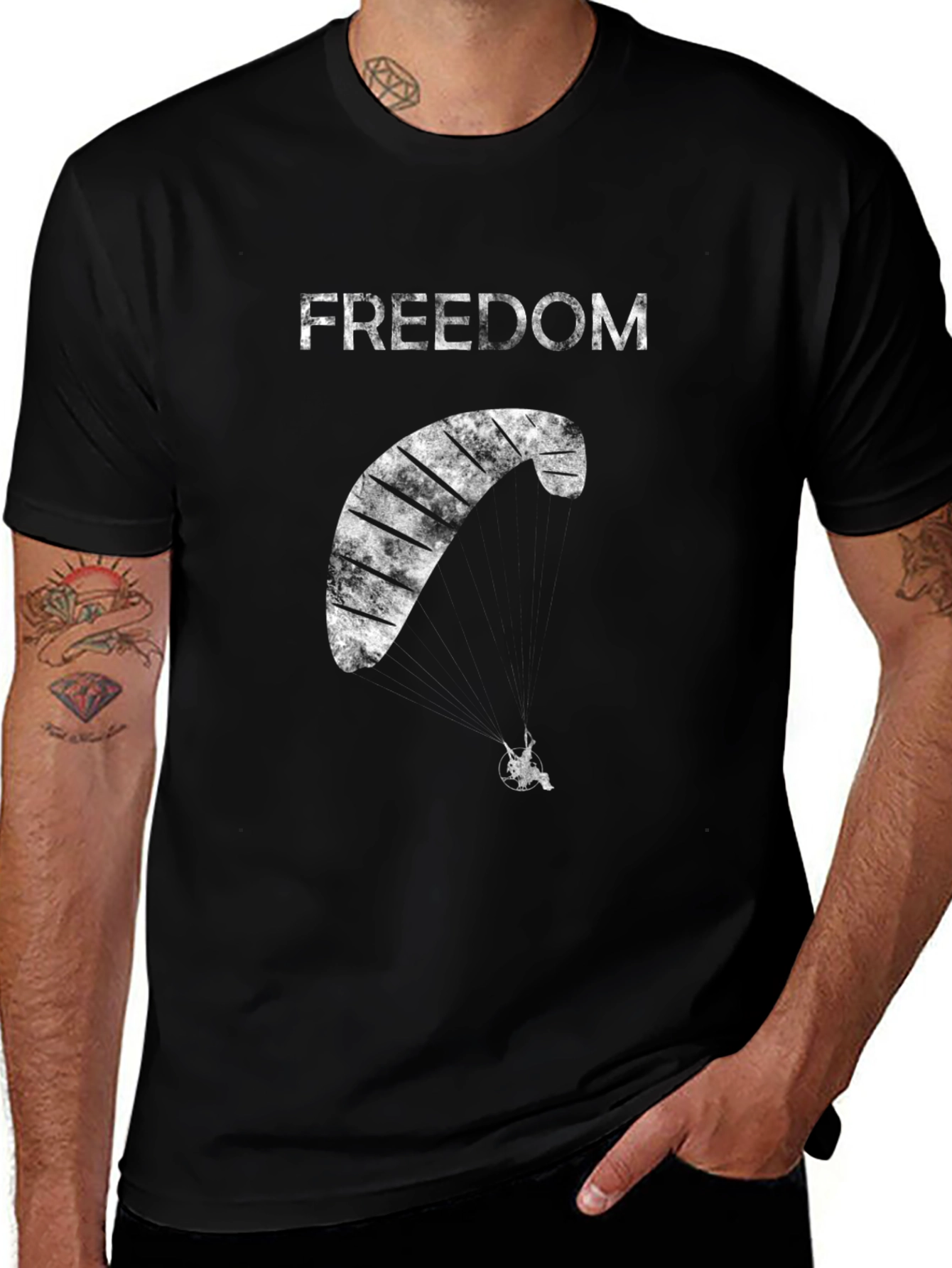 Freedom Kiteboarding Graphic Tee - Stylish & Comfortable