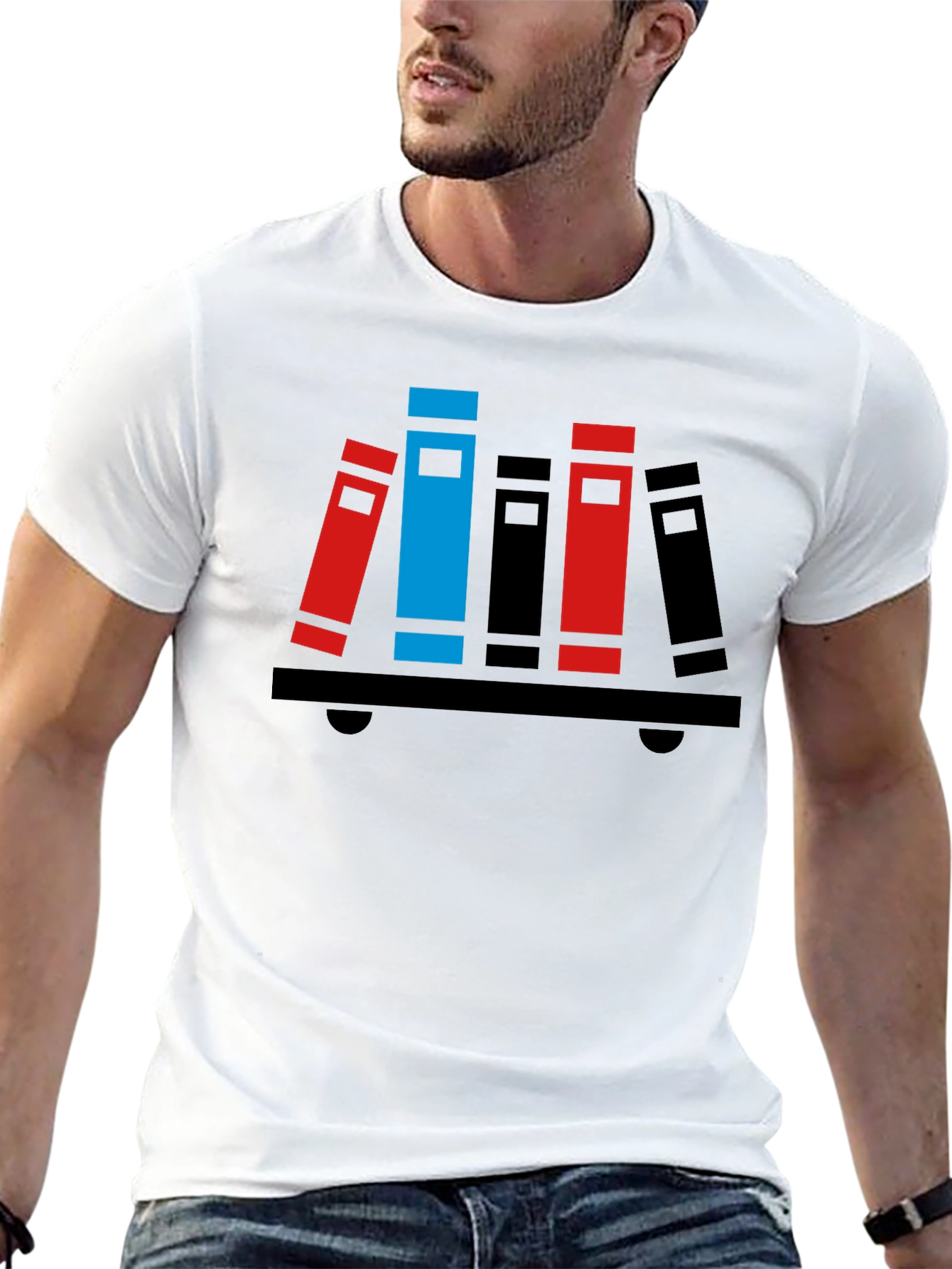 Book Shelf T-Shirt - Graphic Tee