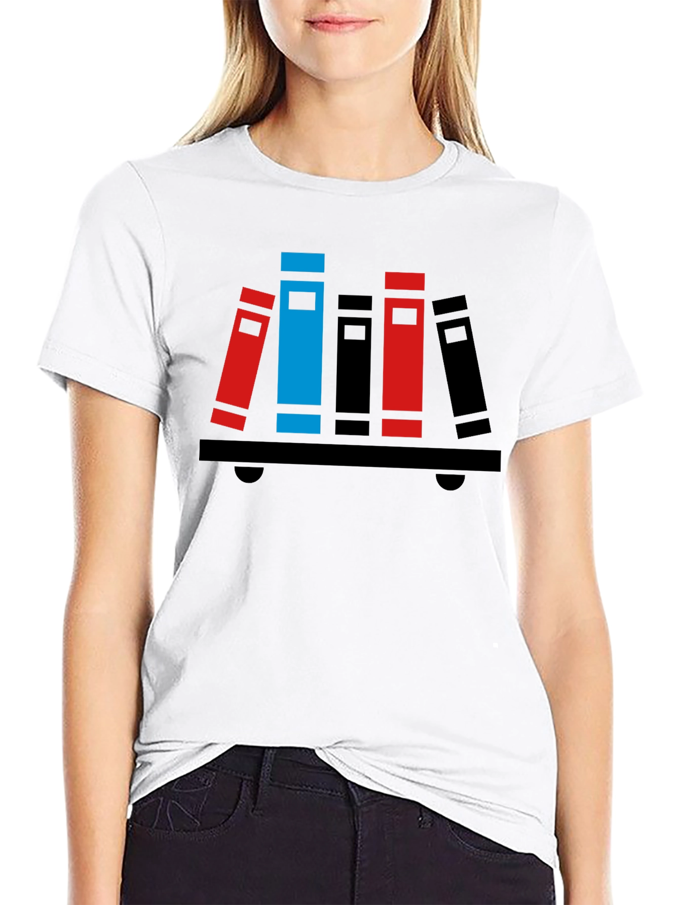 Book Shelf T-Shirt - Graphic Tee