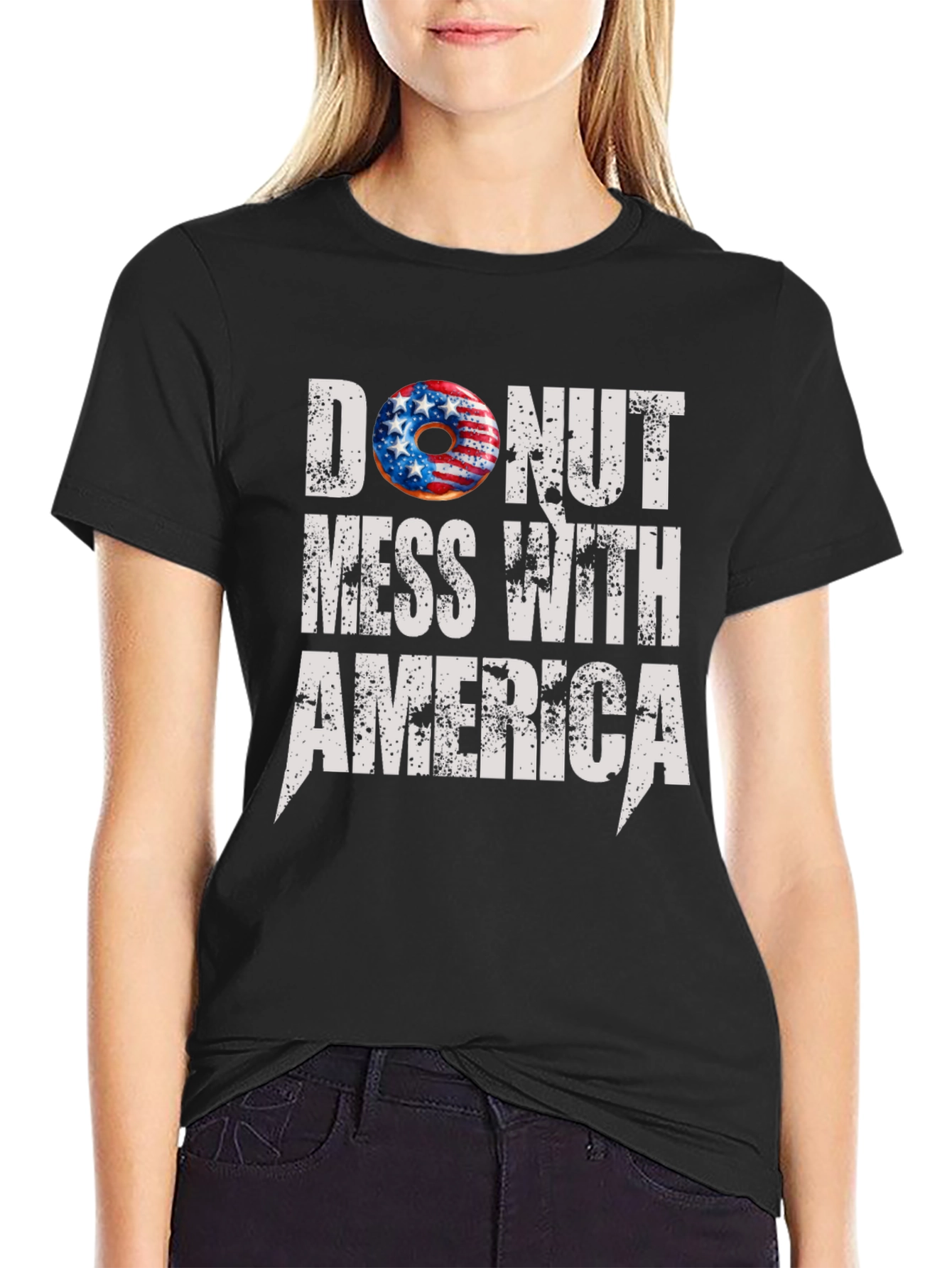 Donut Mess With America T-Shirt
