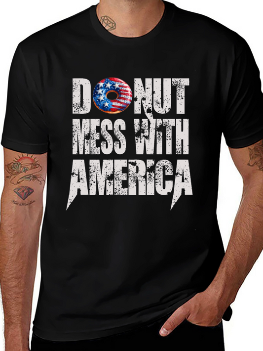 Donut Mess With America T-Shirt