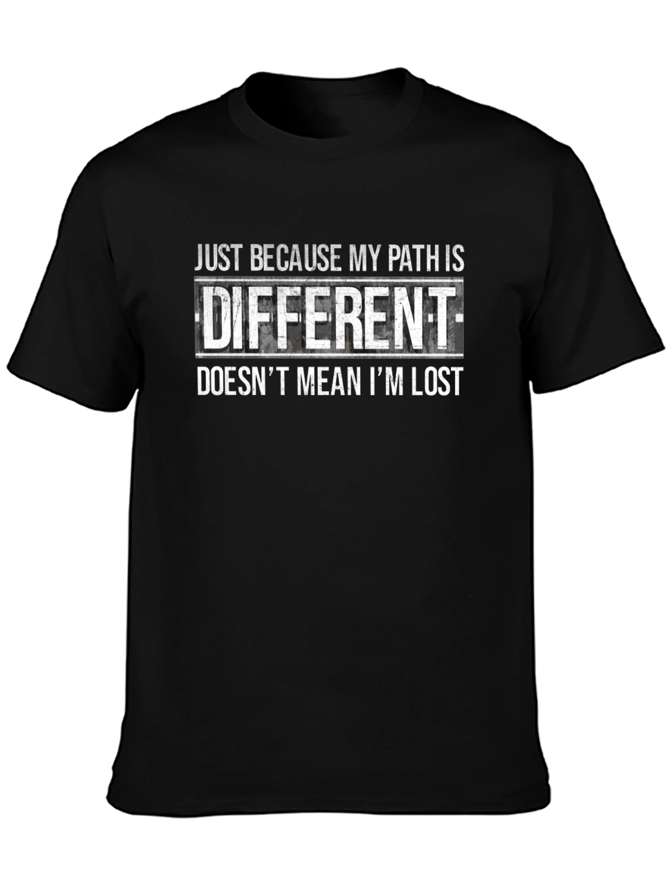 Different Path T-Shirt - Inspirational Graphic Tee