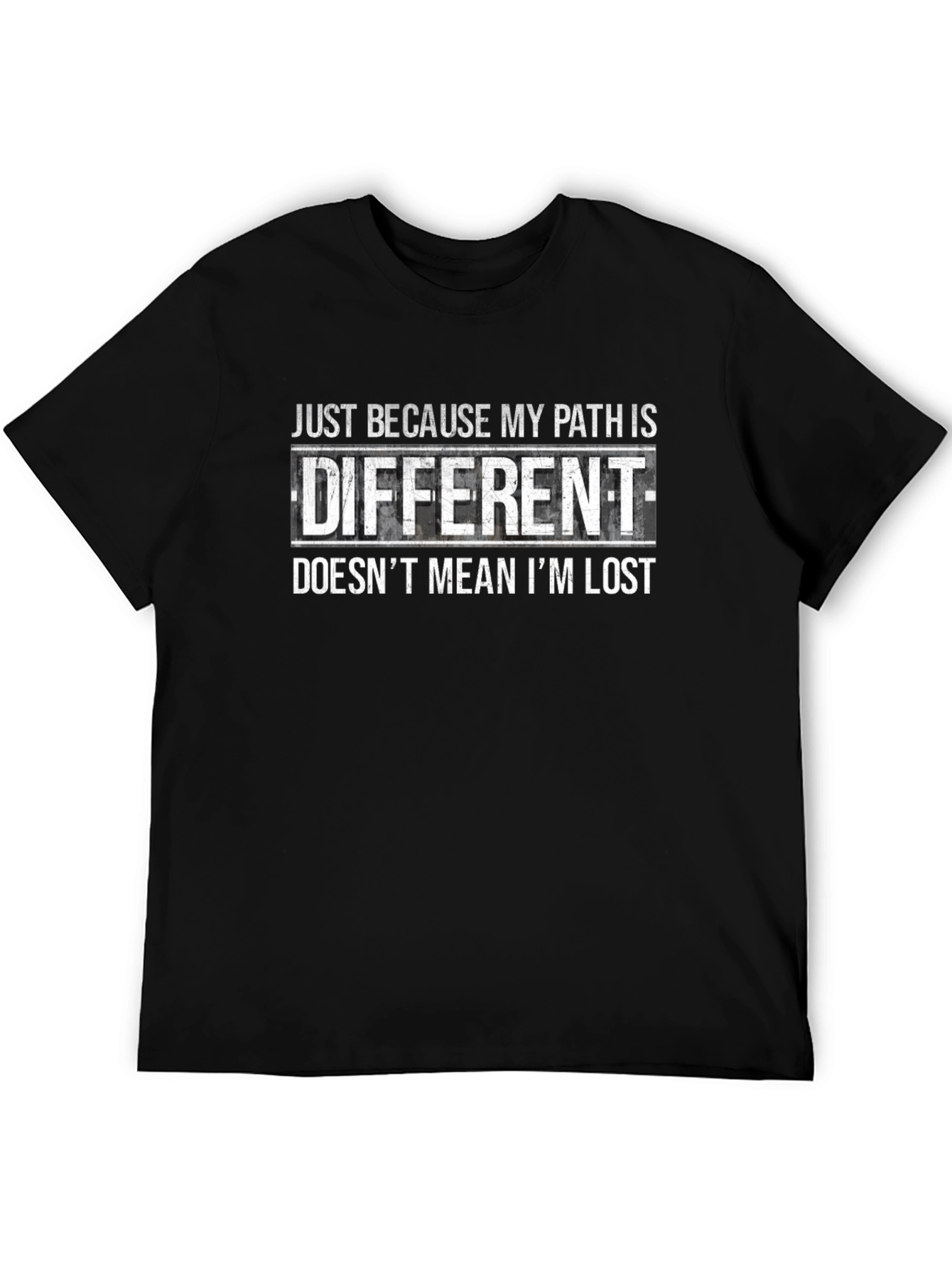 Different Path T-Shirt - Inspirational Graphic Tee