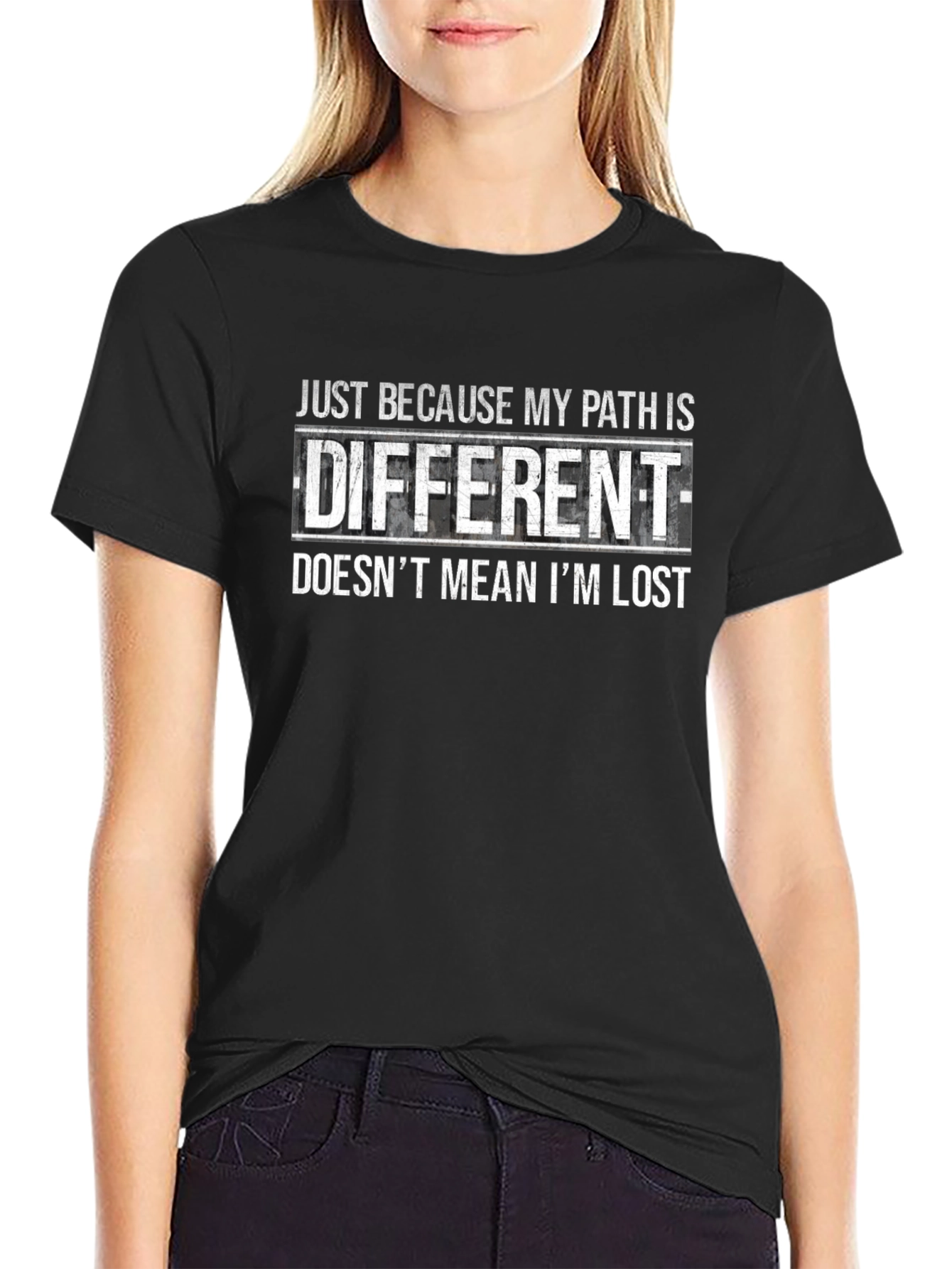 Different Path T-Shirt - Inspirational Graphic Tee