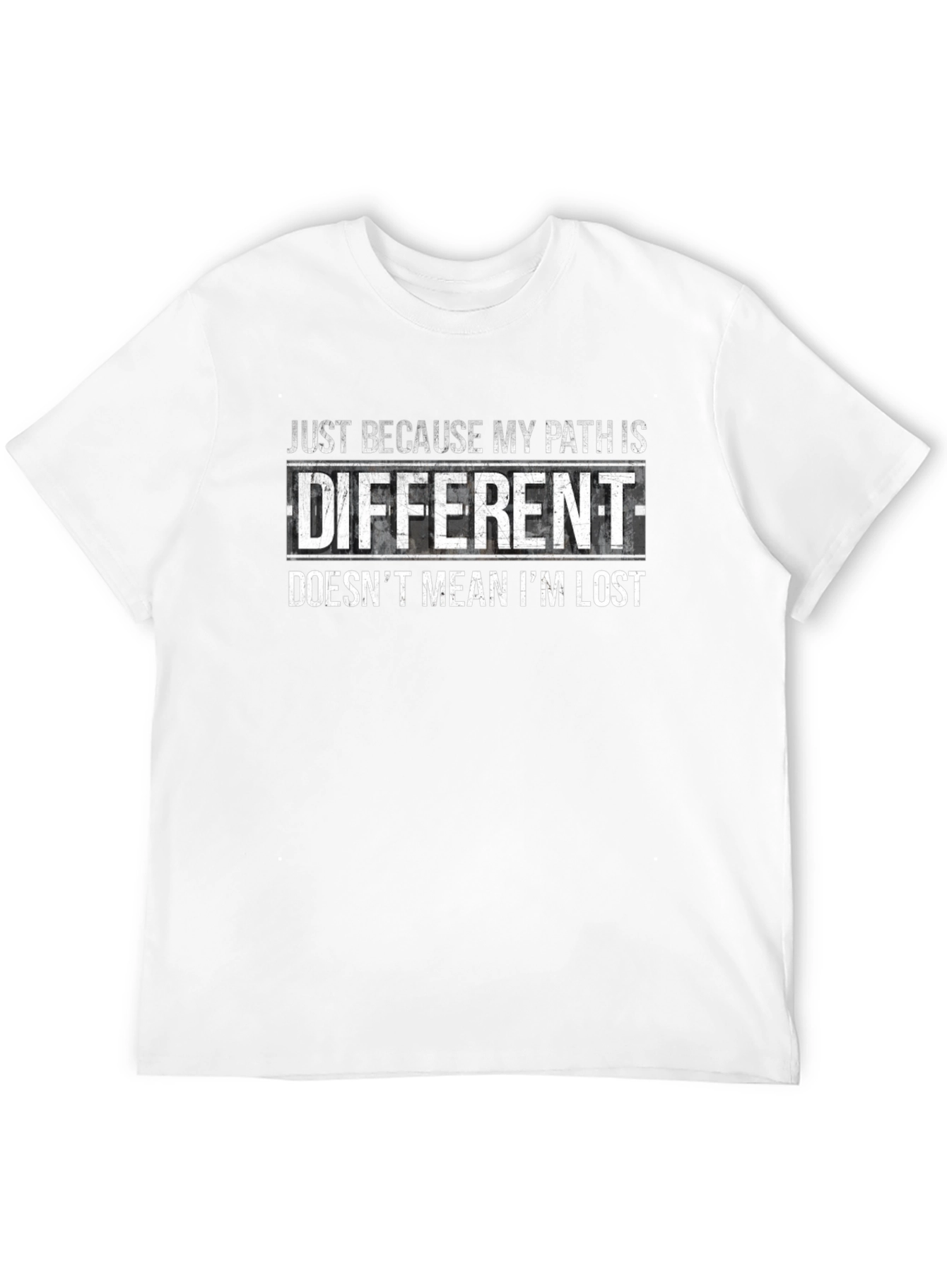 Different Path T-Shirt - Inspirational Graphic Tee