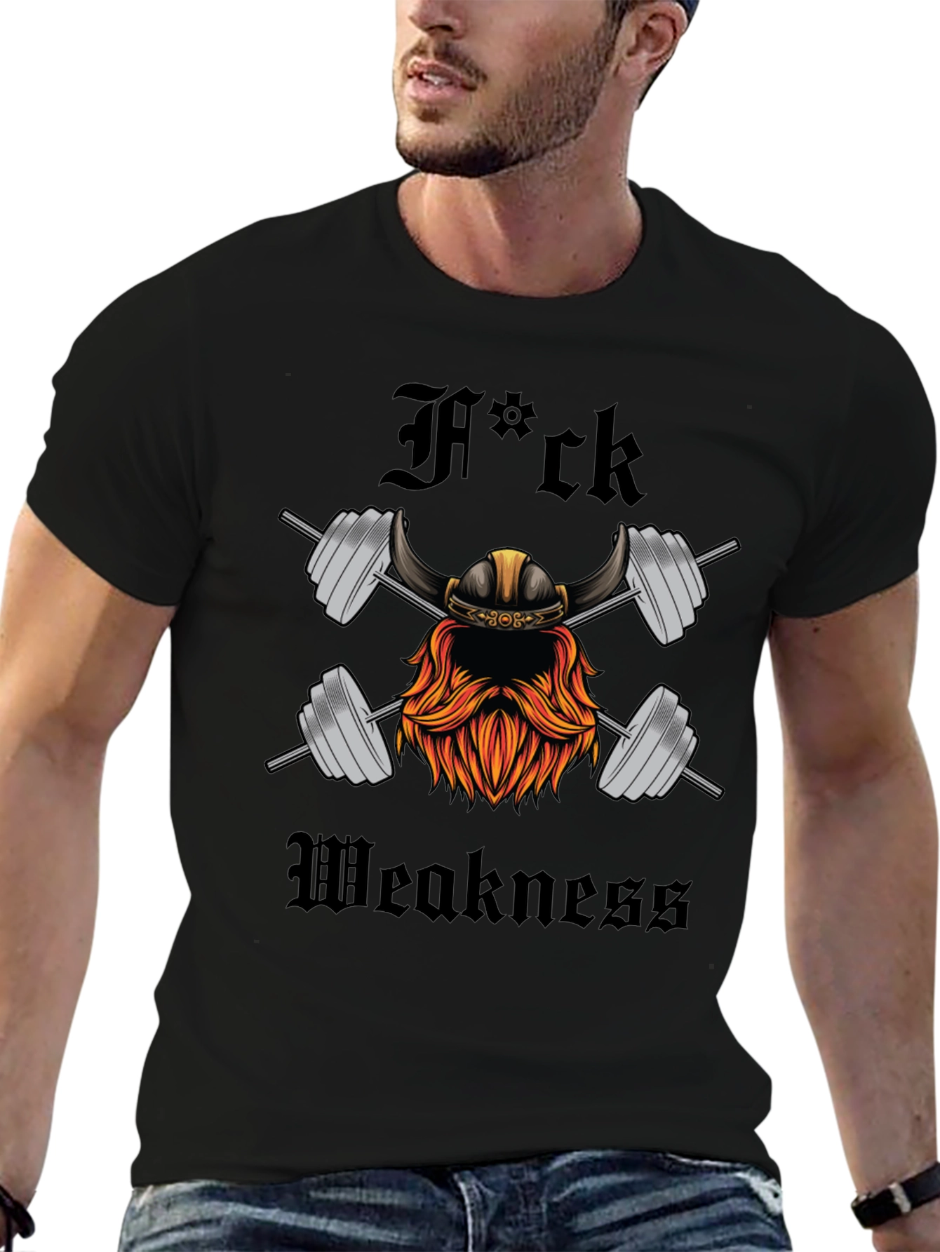 Viking Gym T-Shirt: Fuck Weakness