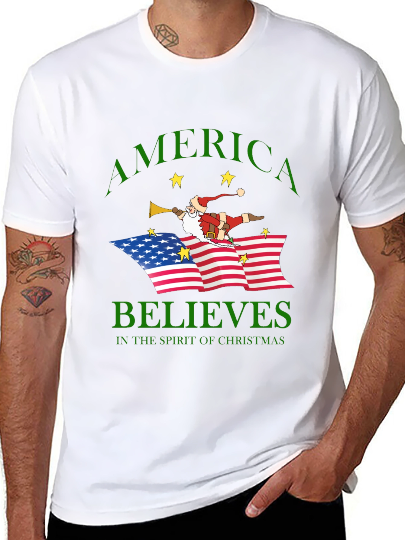 America Believes Christmas T-Shirt