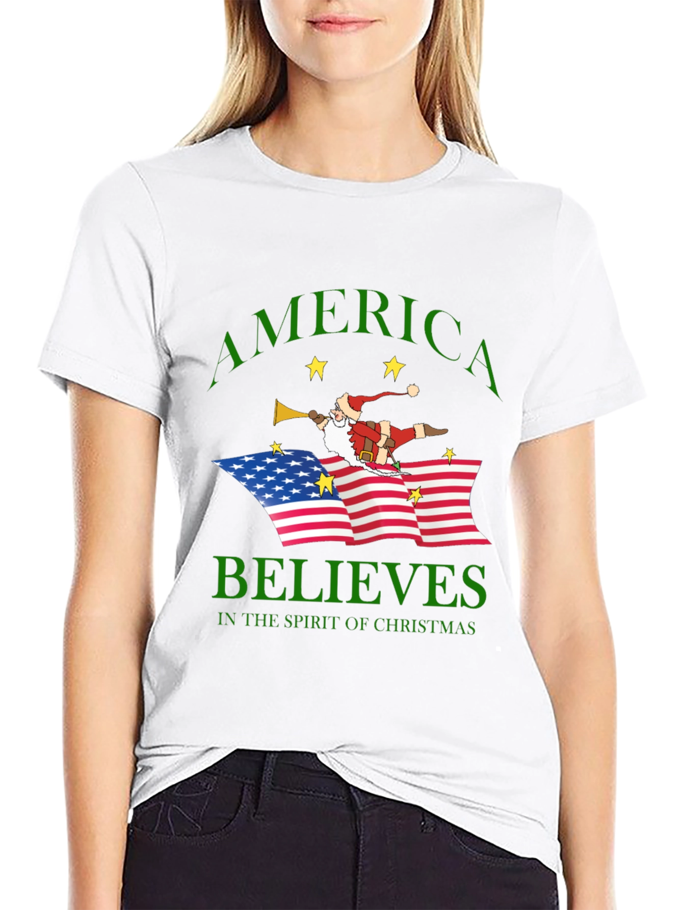 America Believes Christmas T-Shirt