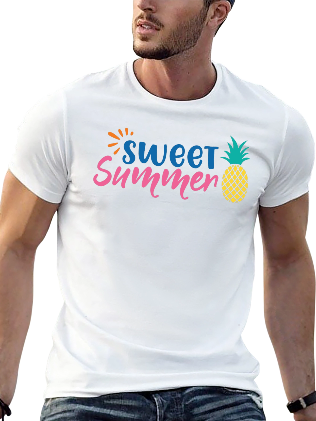 Sweet Summer Graphic Print T-Shirt