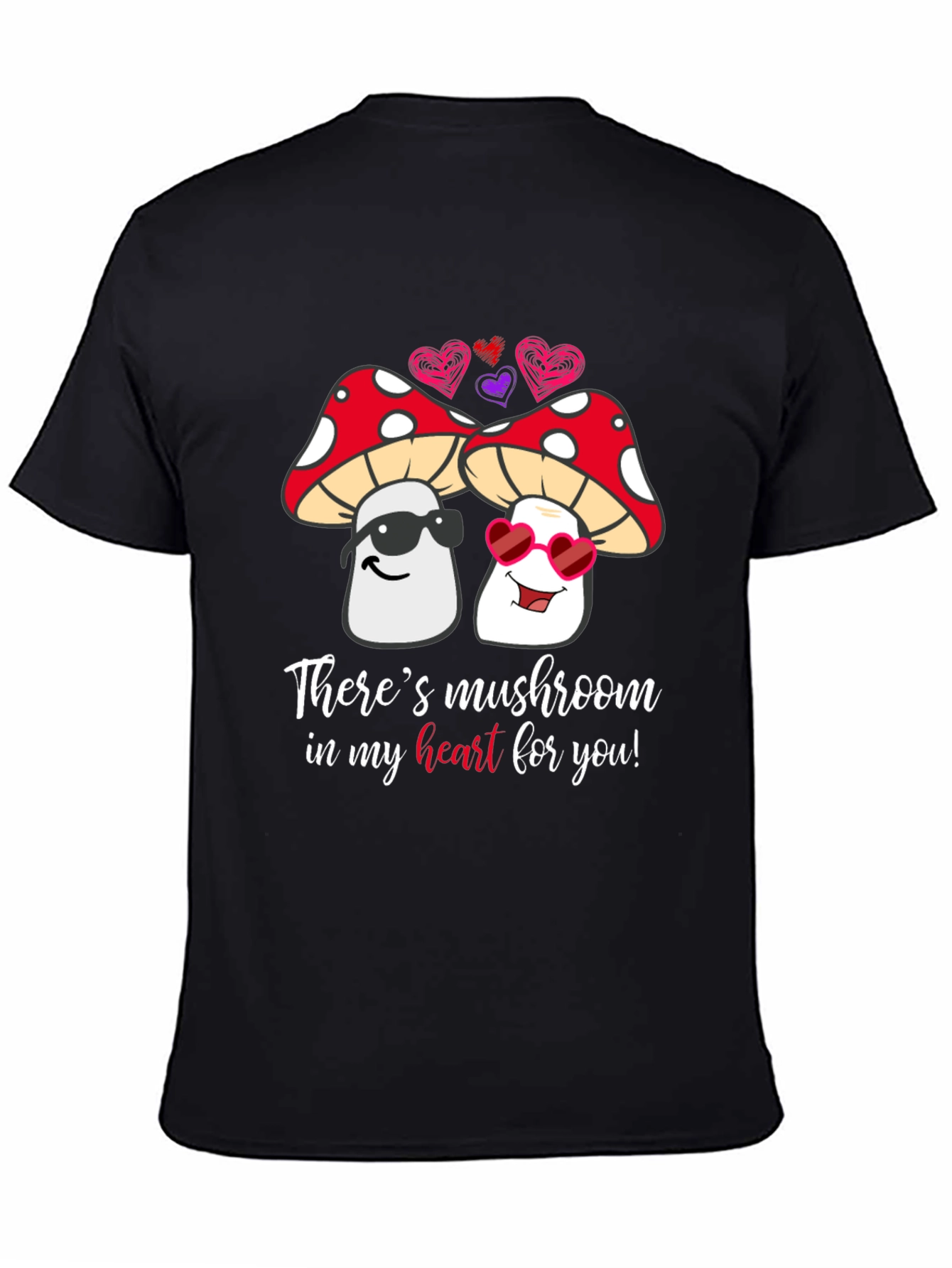 Mushroom Heart Valentine T-Shirt