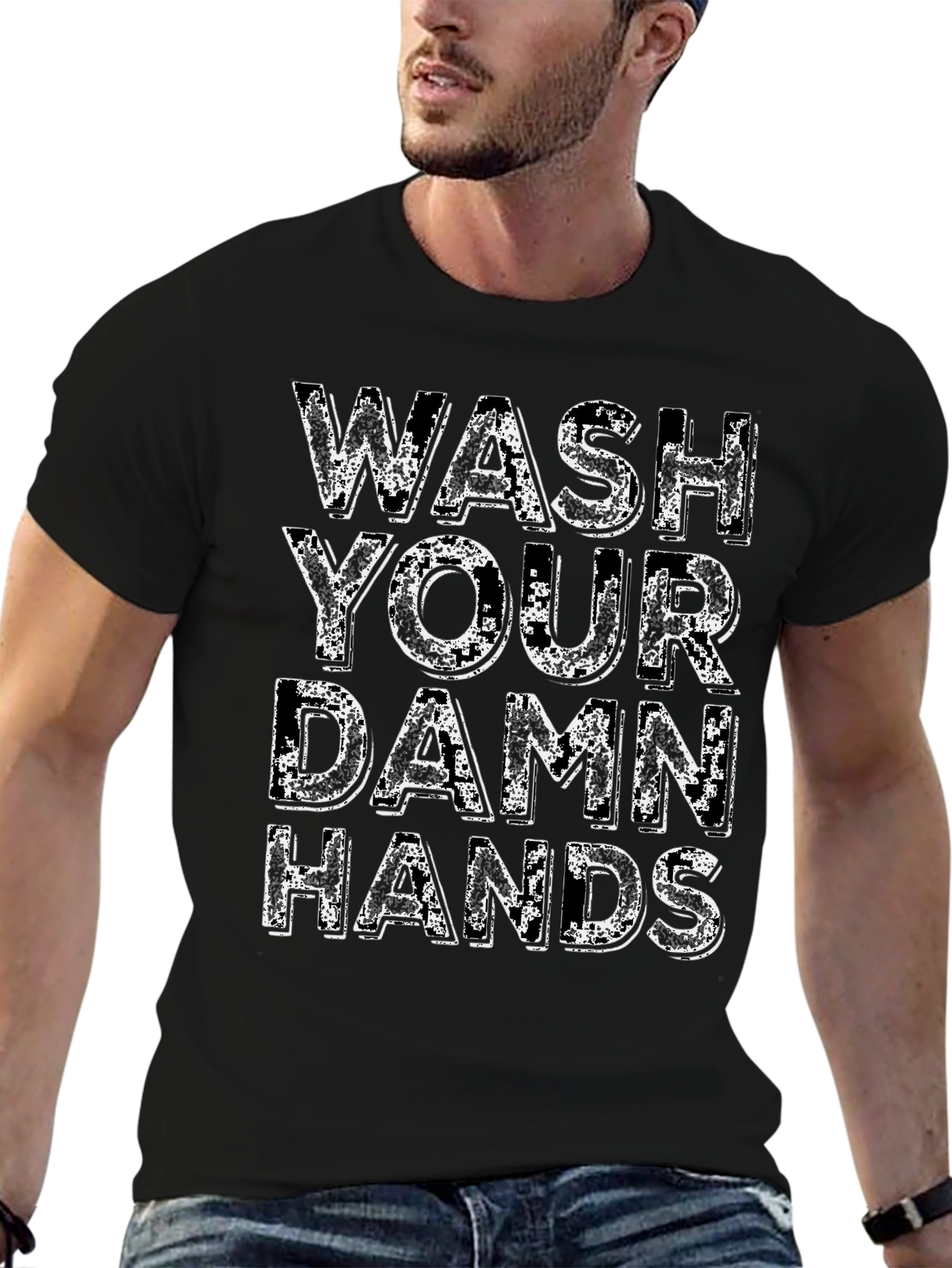 Wash Your Damn Hands Graphic Tee