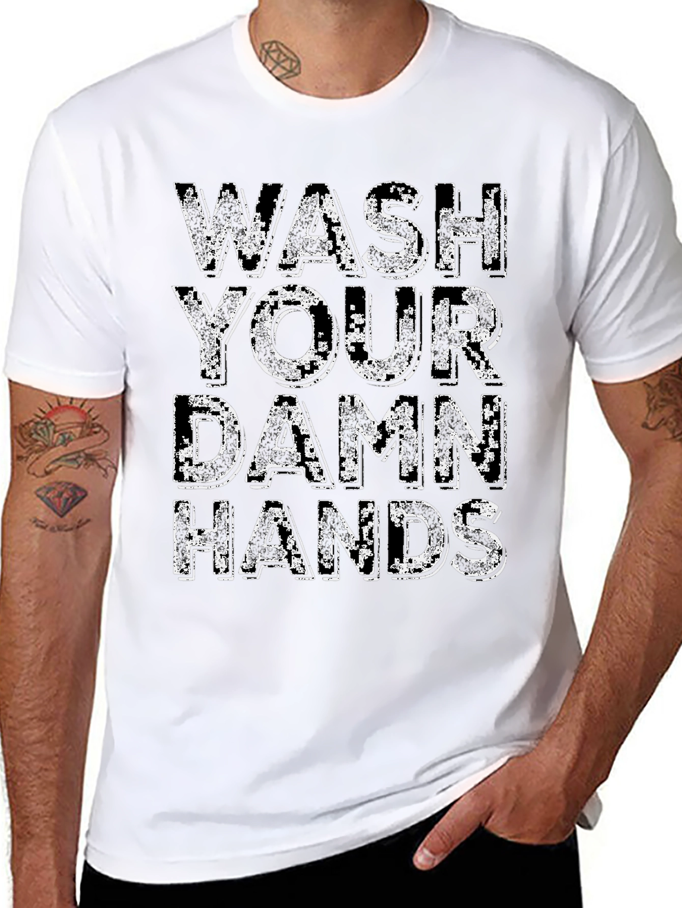 Wash Your Damn Hands Graphic Tee