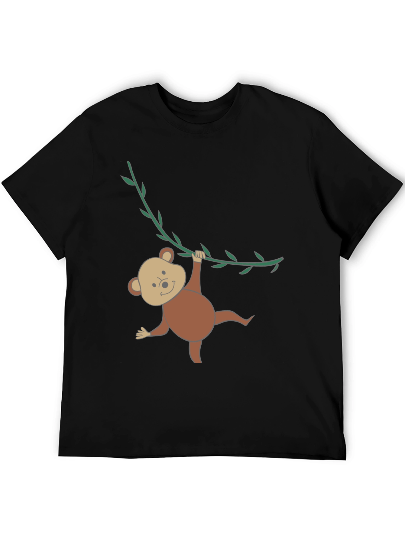 Monkeying Around Black T-Shirt