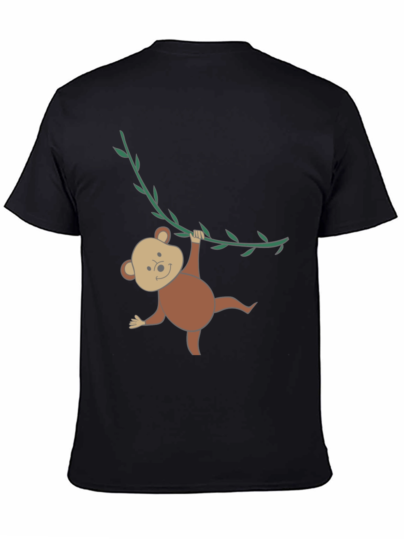 Monkeying Around Black T-Shirt