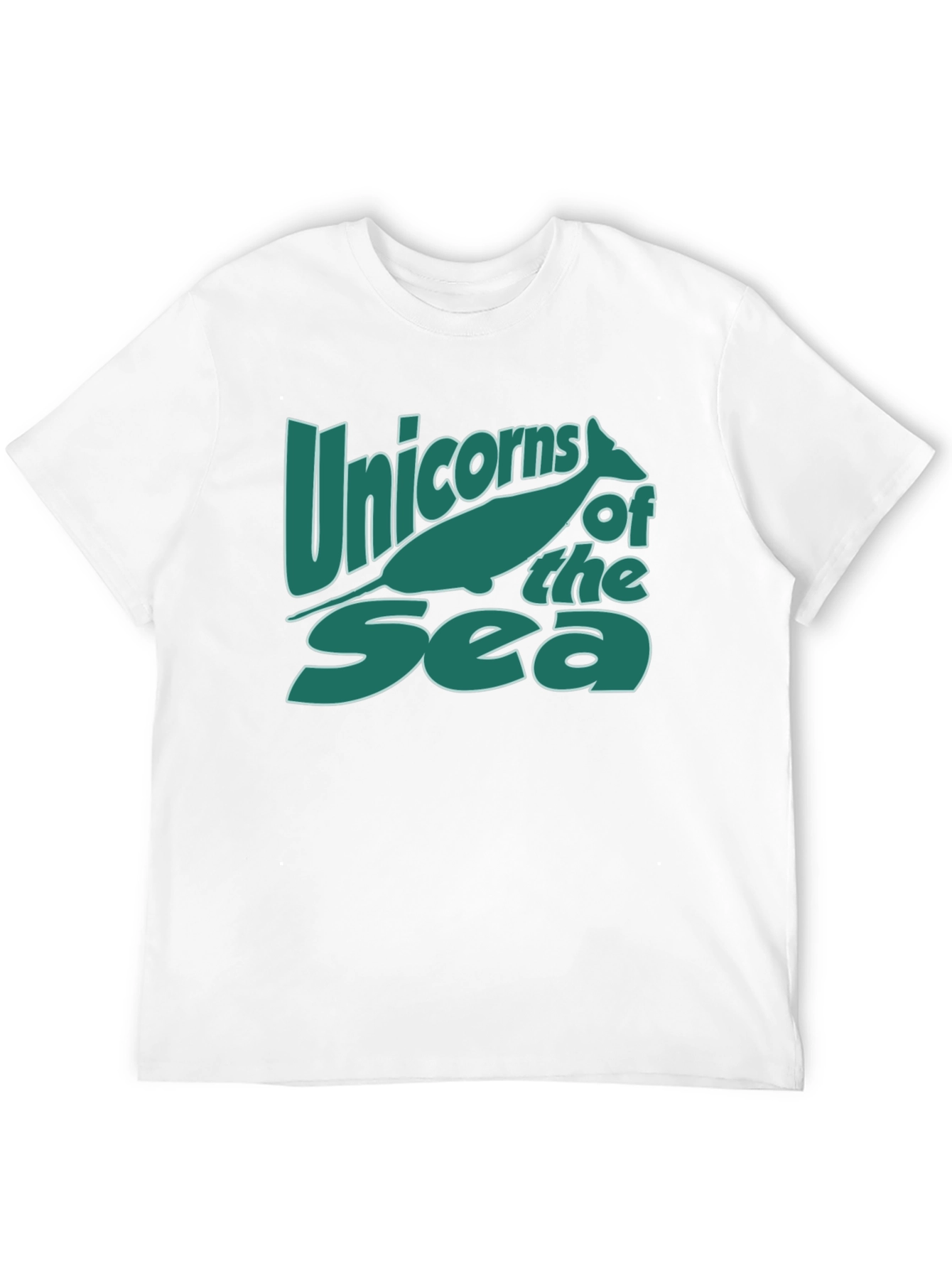 Unicorns of the Sea Black T-Shirt