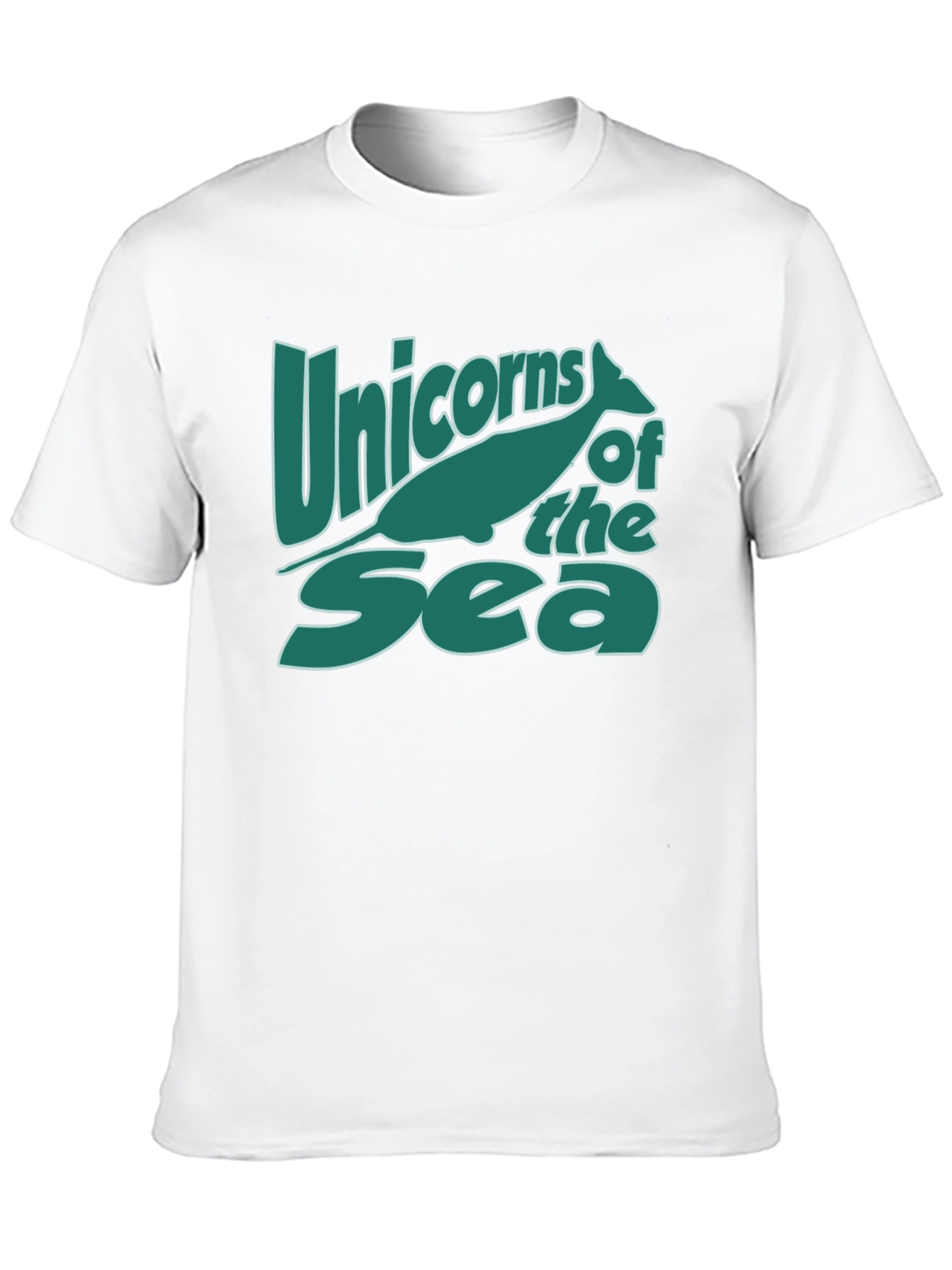 Unicorns of the Sea Black T-Shirt