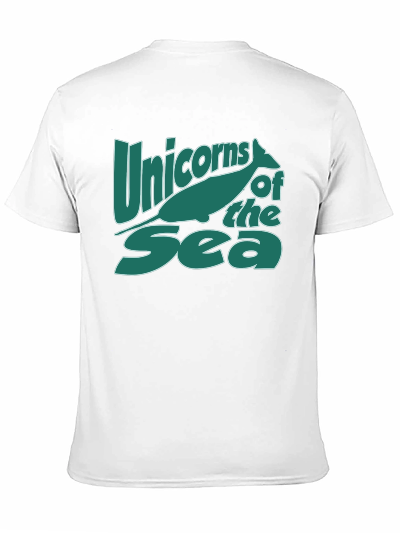 Unicorns of the Sea Black T-Shirt