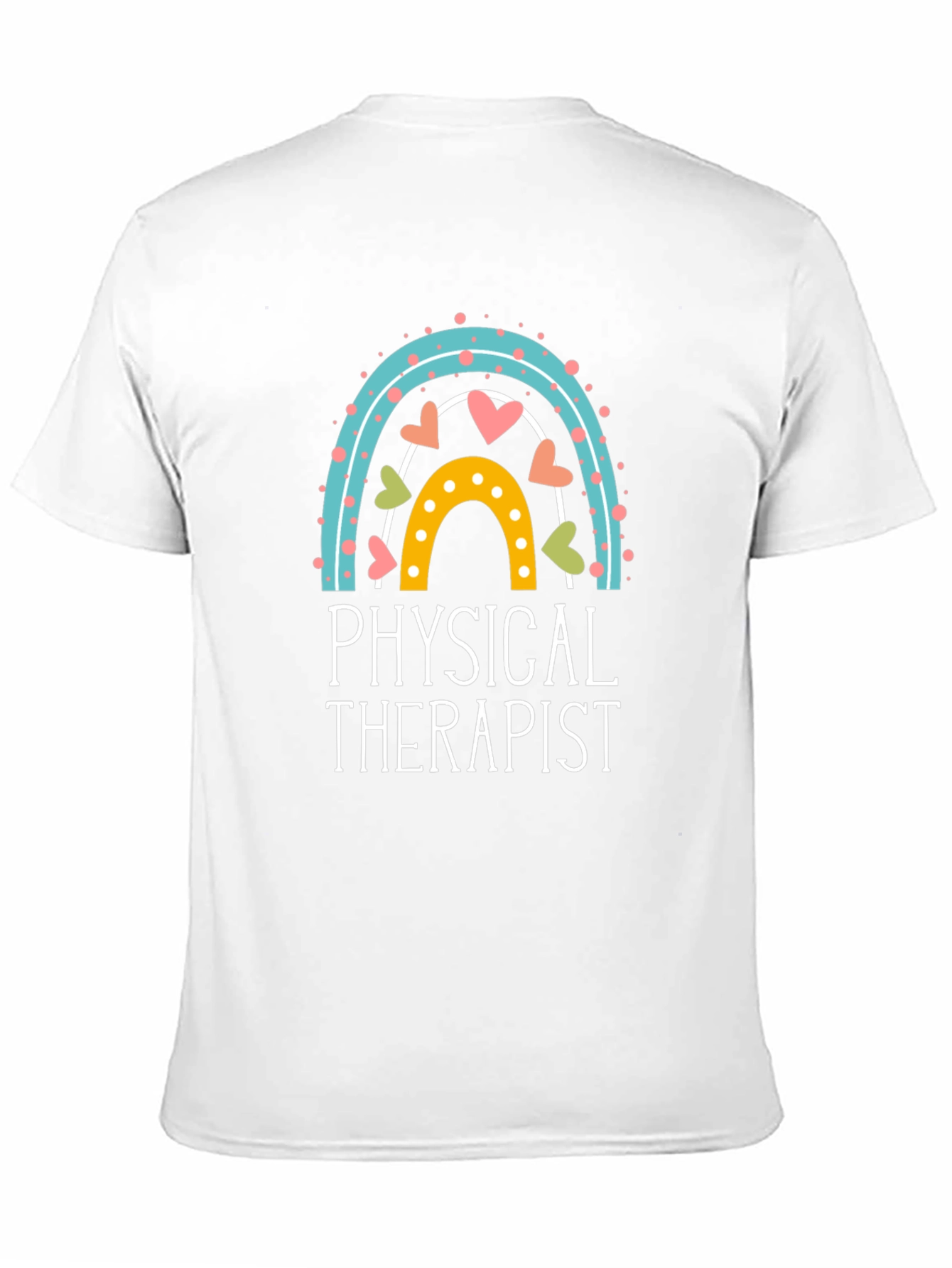 Physical Therapist Rainbow Graphic Tee