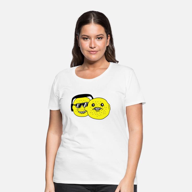 Funny 2 DJ Citrus Fruit Two Lemon Friends Team Fun