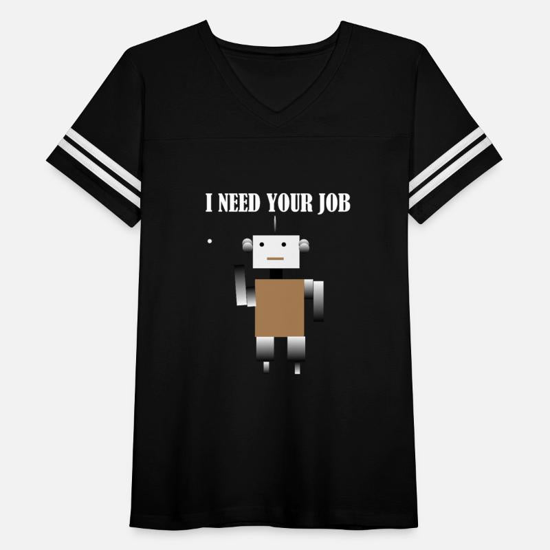Funny AI Robot Wants Your Job – T-Shirt Design