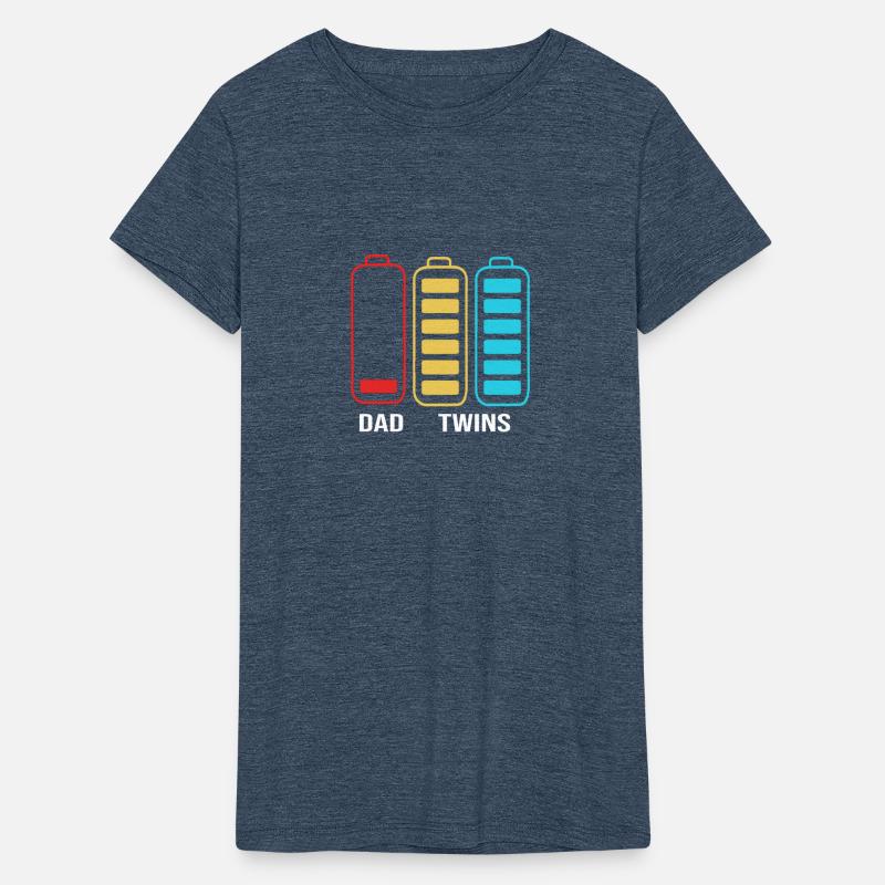 Funny Birthday Dad Retro Low Battery Daddy