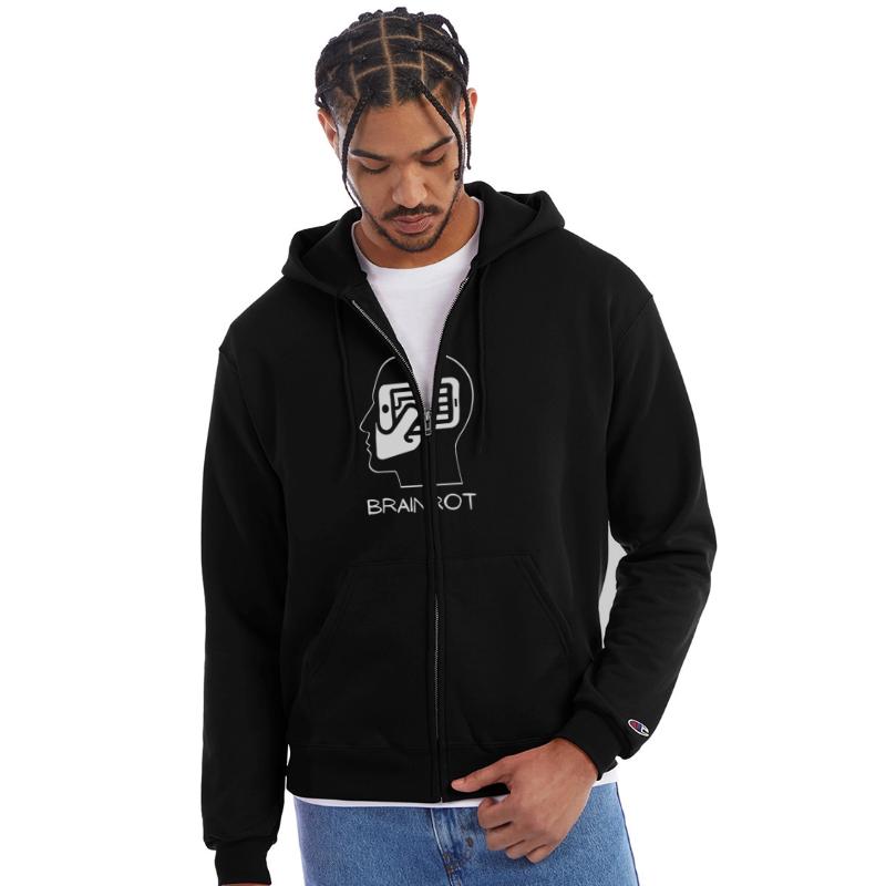 Funny Brainrot Phone Addiction Satire Graphic