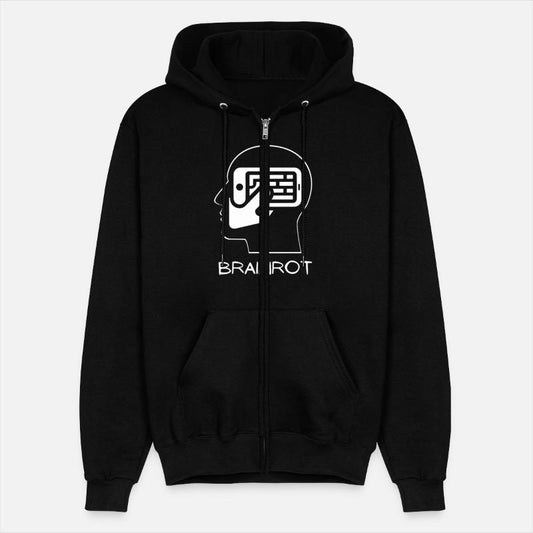 Funny Brainrot Phone Addiction Satire Graphic