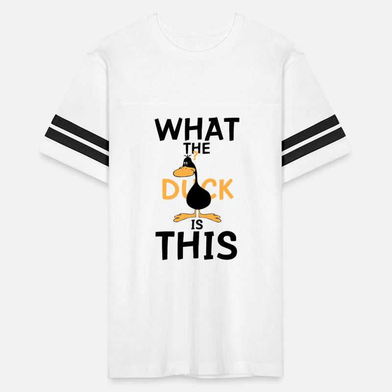 Funny Confused Duck Design – Visual Pun Art