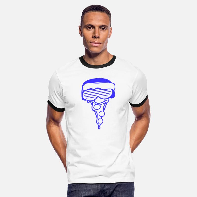 Funny DJ Salami Pizza Slice Fast Food Music Party