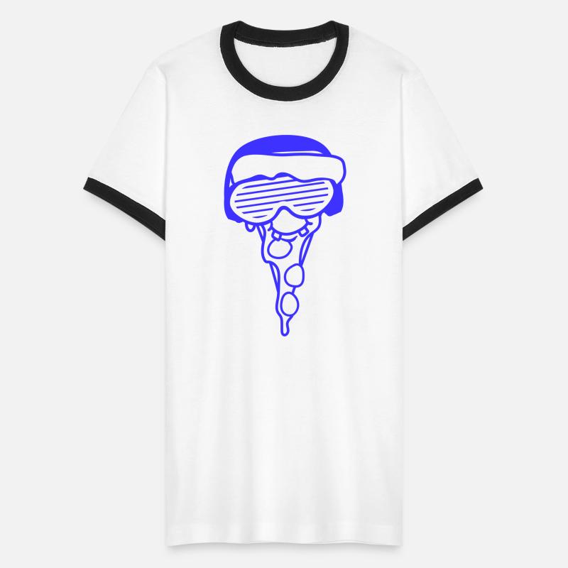 Funny DJ Salami Pizza Slice Fast Food Music Party