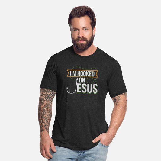 Funny Jesus I'm Hooked Quote Meme Chistian Gift