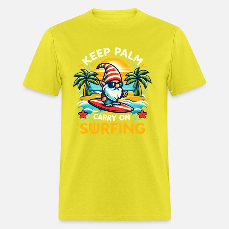 funny keep palm and carry on surfing genom