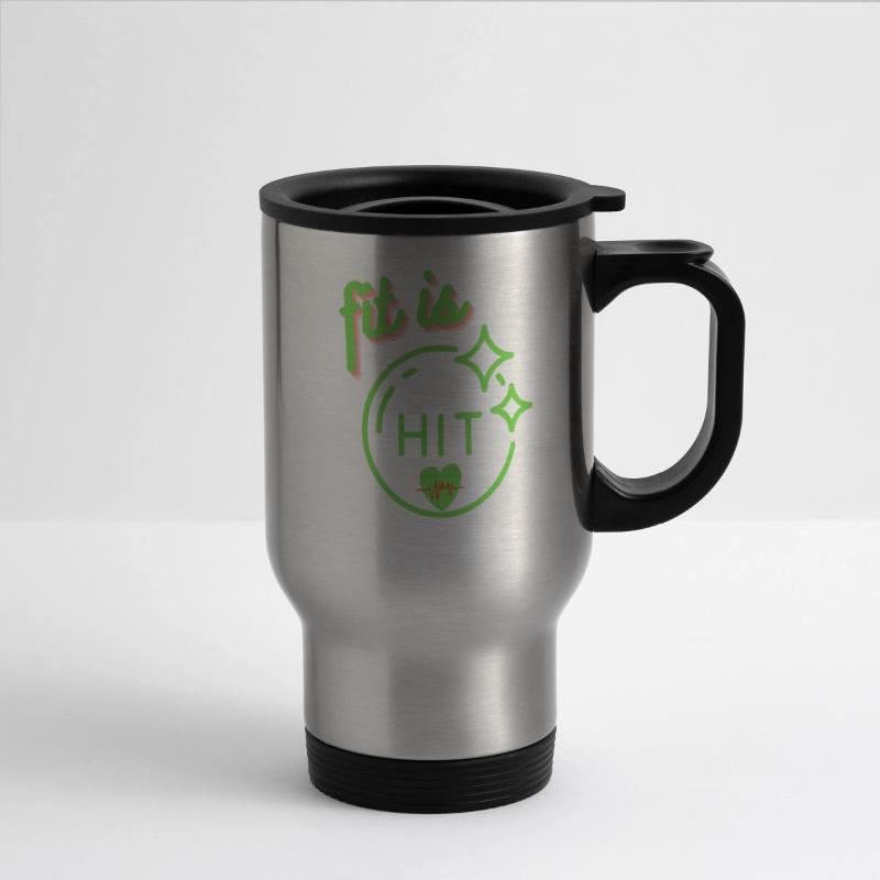 Funny lovely vintage design called fit is hit