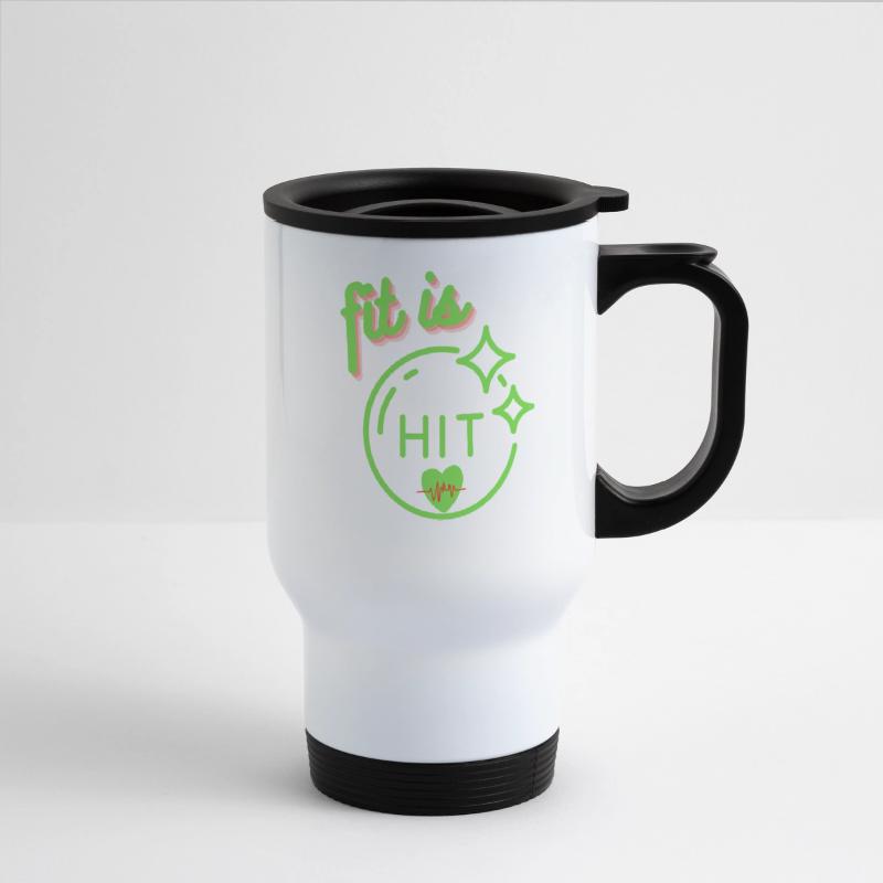 Funny lovely vintage design called fit is hit