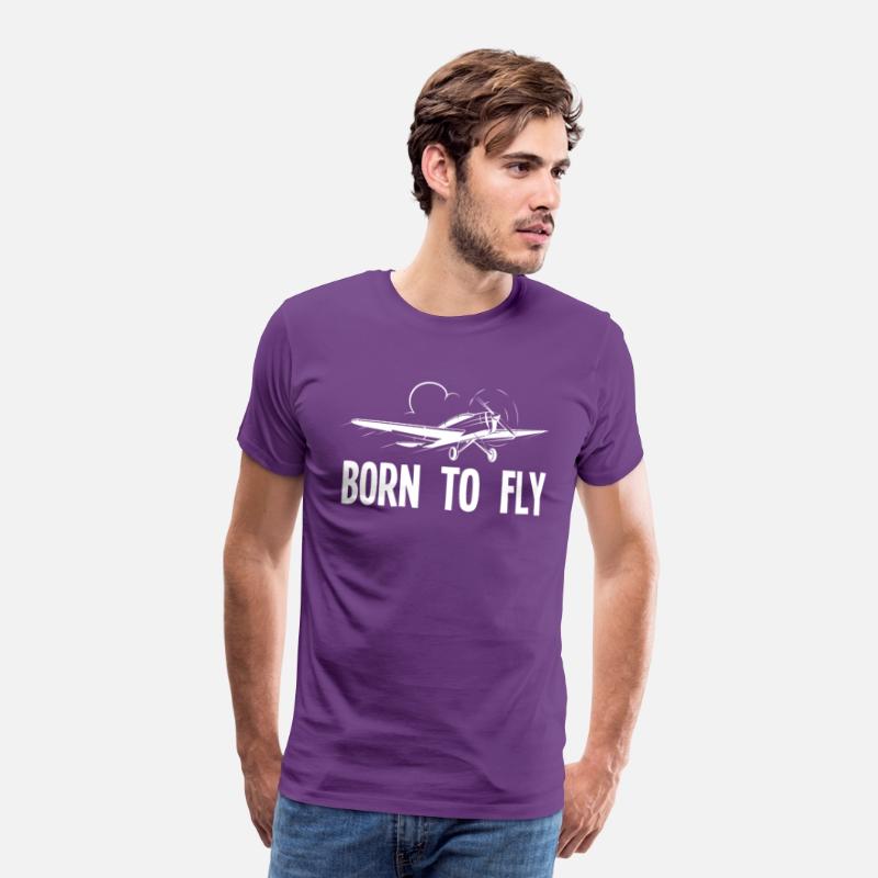 Funny Pilot Airplane Gifts Born To Fly Aviation
