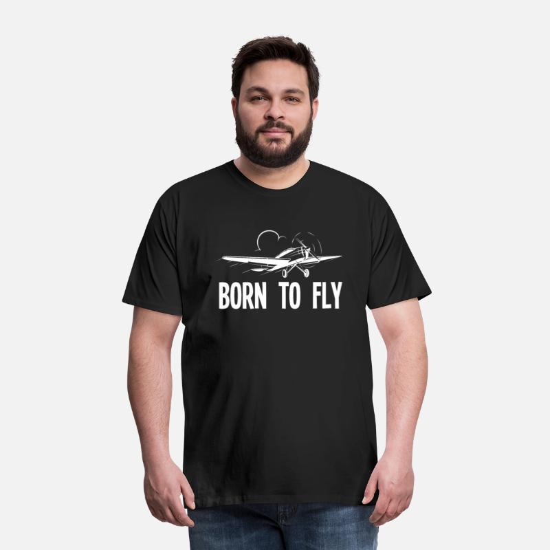 Funny Pilot Airplane Gifts Born To Fly Aviation