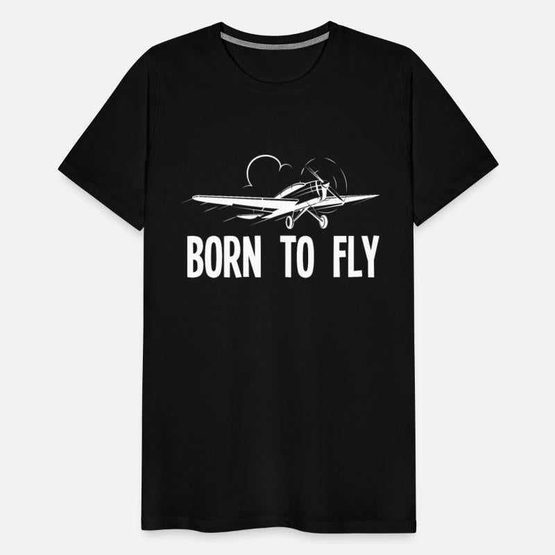 Funny Pilot Airplane Gifts Born To Fly Aviation