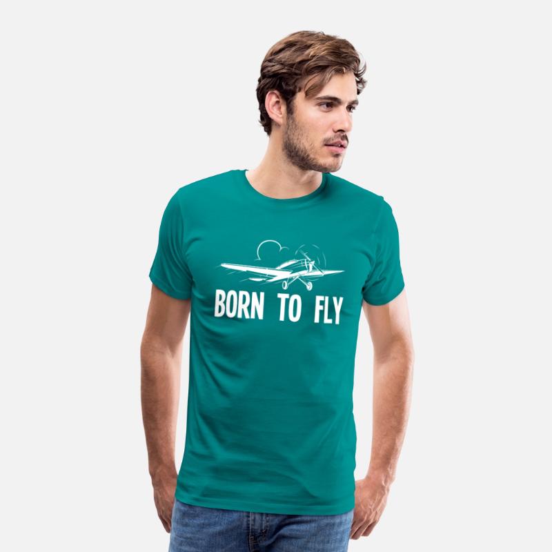Funny Pilot Airplane Gifts Born To Fly Aviation