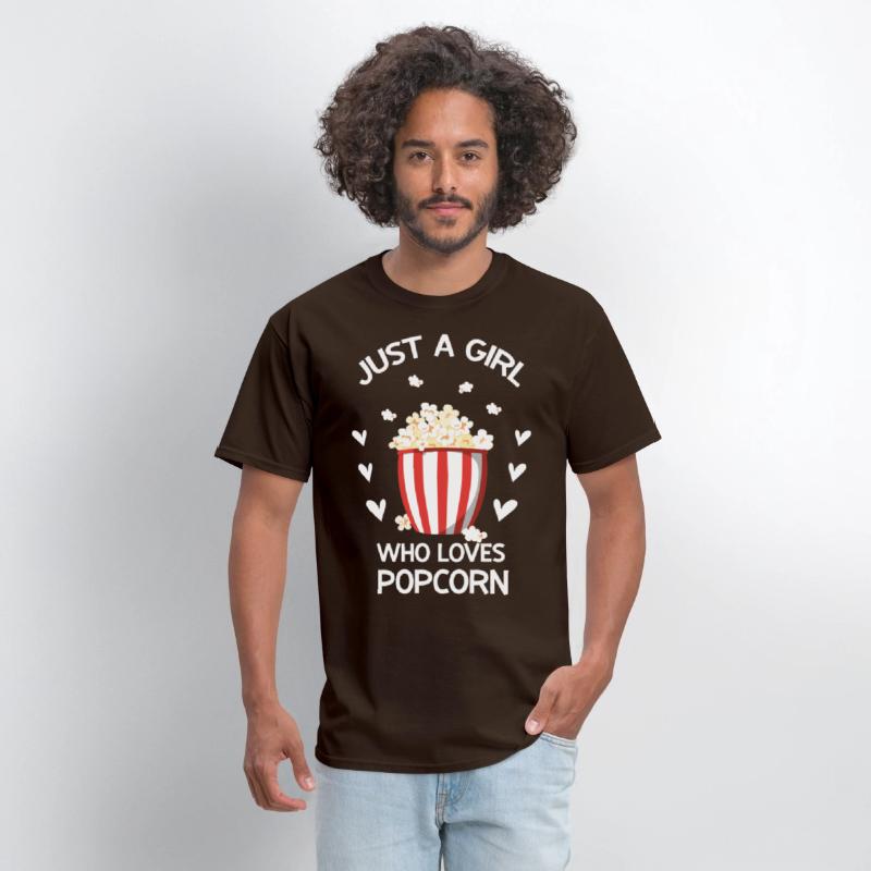 Funny Popcorn Art Girls Women Kids Popcorn