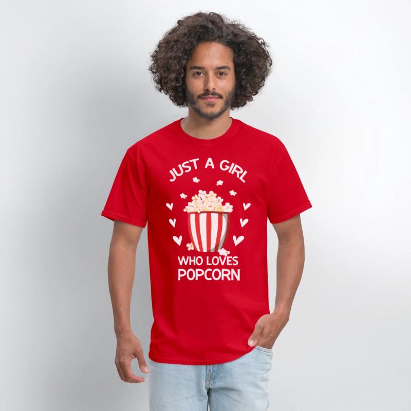 Funny Popcorn Art Girls Women Kids Popcorn