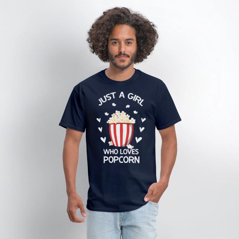 Funny Popcorn Art Girls Women Kids Popcorn
