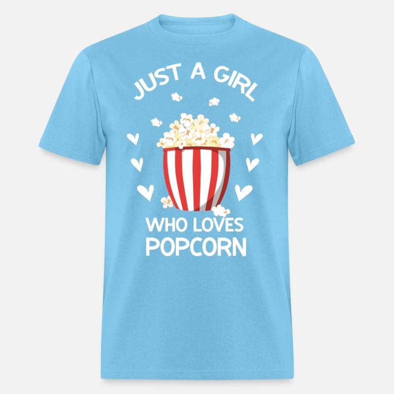 Funny Popcorn Art Girls Women Kids Popcorn
