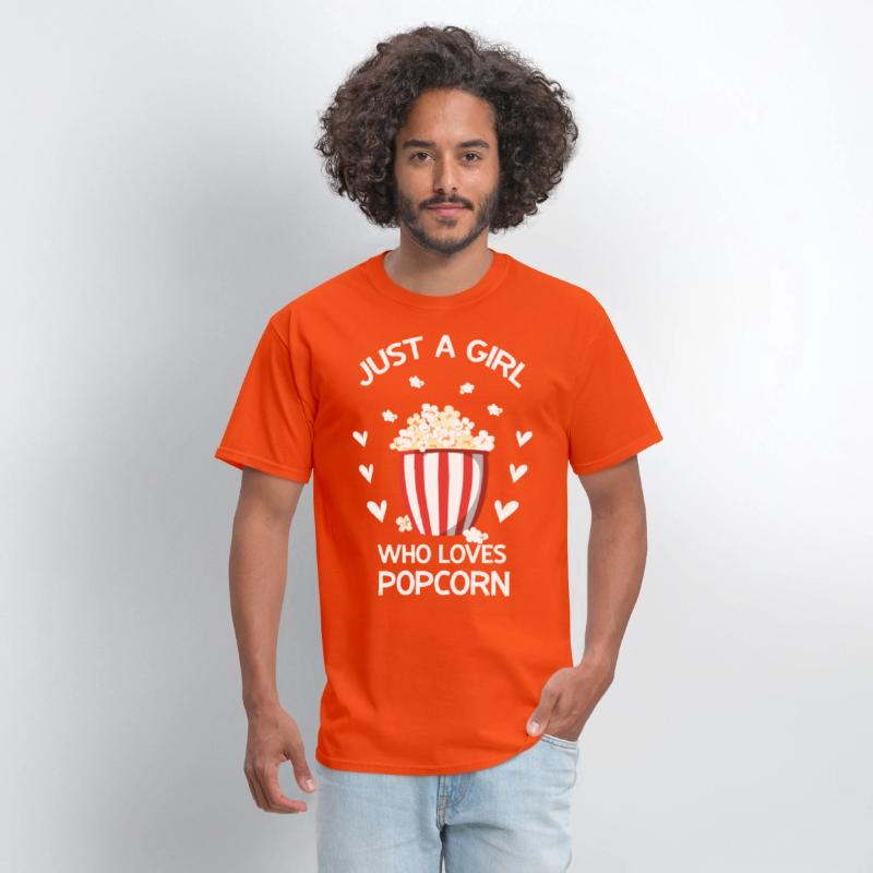 Funny Popcorn Art Girls Women Kids Popcorn
