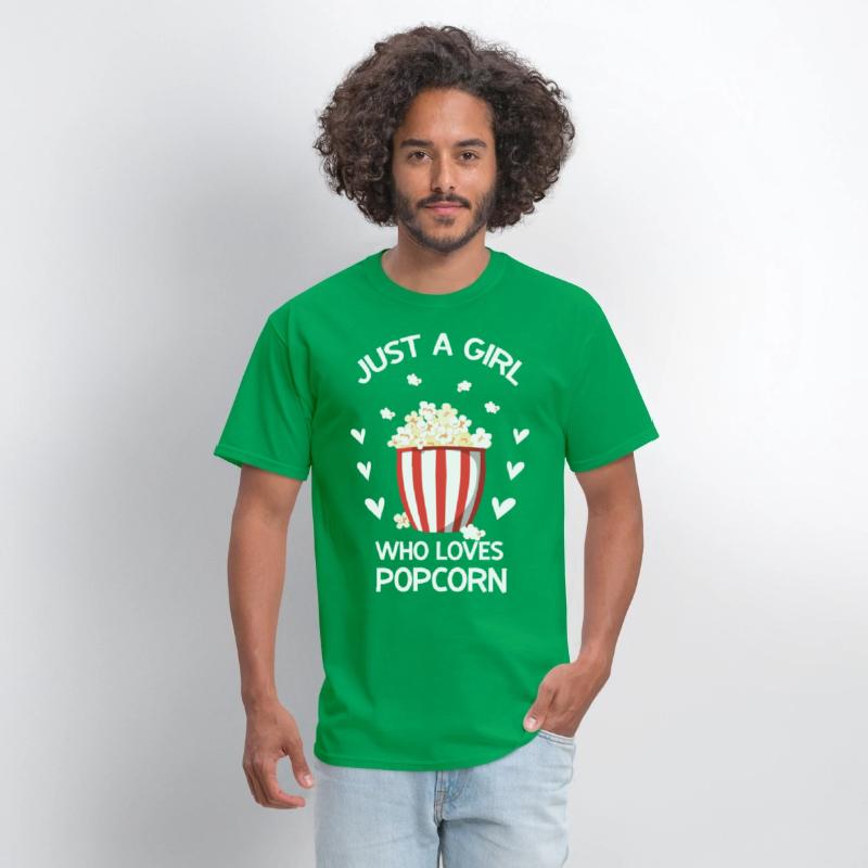 Funny Popcorn Art Girls Women Kids Popcorn