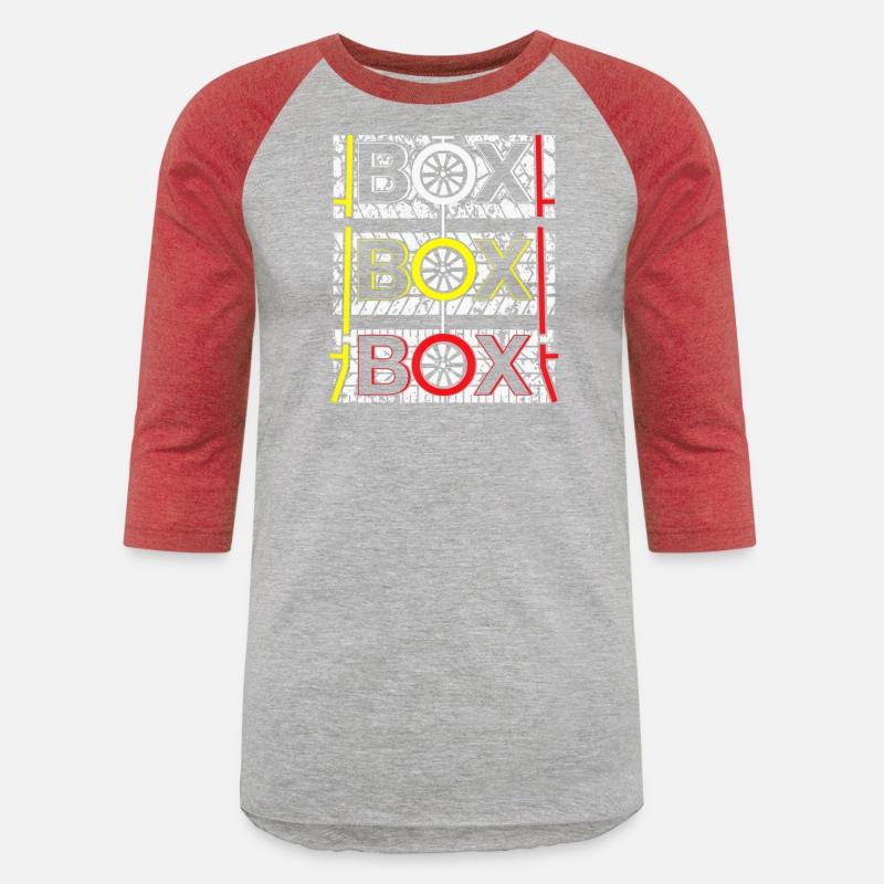 Funny Racing Car Box Box Box Racing Pit Box T Shi