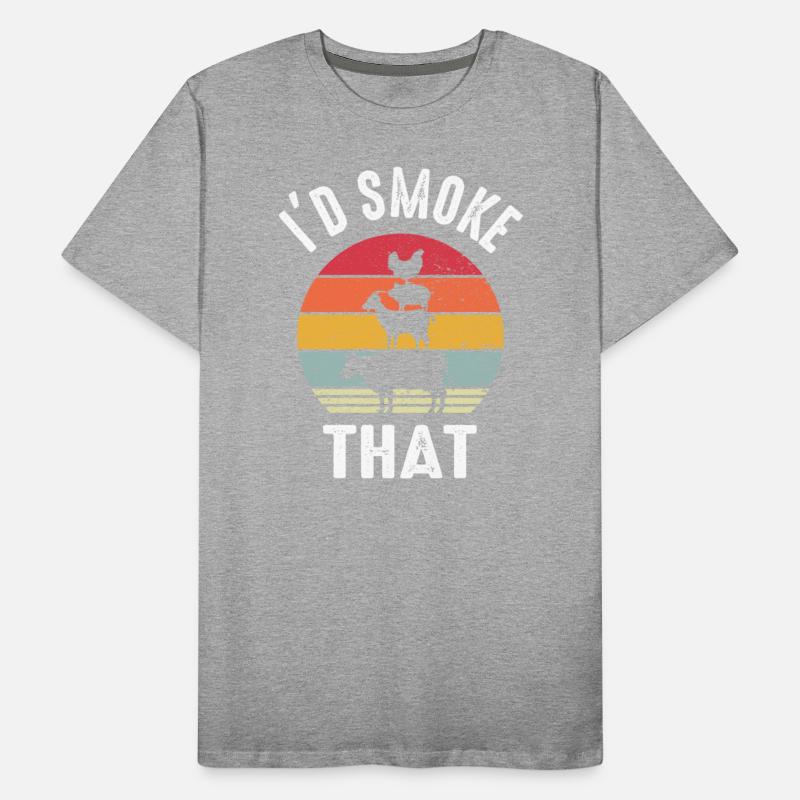 Funny Retro BBQ Party Smoker